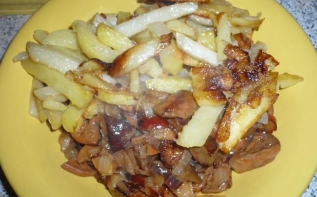 Как приготовить рыжики жареные с картошкой