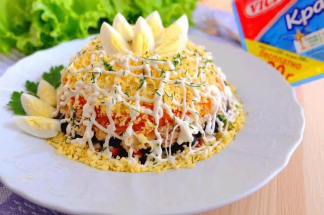 20 очень вкусных салатов с мясом и грибами рецепт