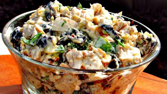 20 очень вкусных салатов с мясом и грибами рецепт