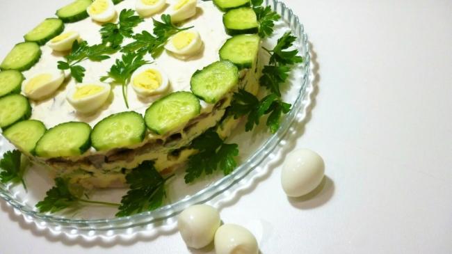 20 очень вкусных салатов с мясом и грибами рецепт