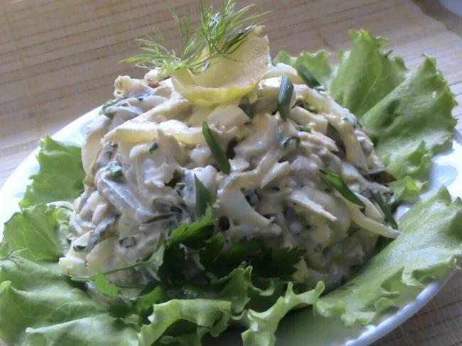 20 очень вкусных салатов с мясом и грибами рецепт