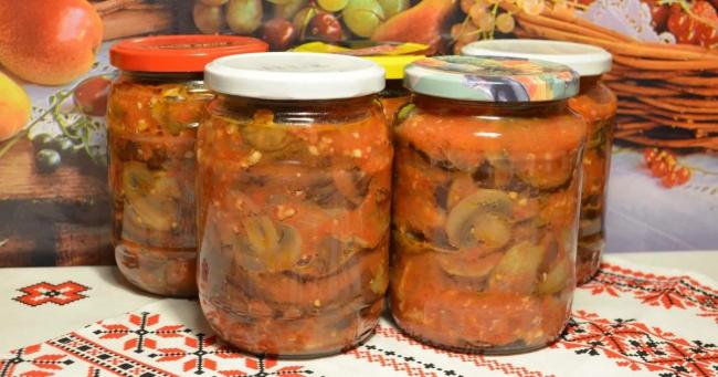 ТОП-10 рецептов баклажан с грибами шампиньонами