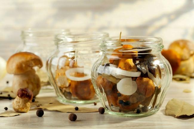 Как праильно мариновать подосиновики, подберезовики и белые грибы