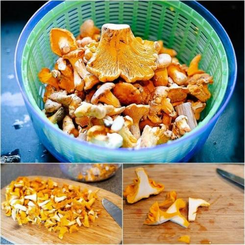 Как пожарить лисички с картошкой и луком на сковороде