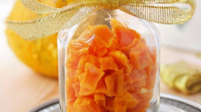 Хранение вяленой тыква в стеклянной банке Вяленая тыква в банке