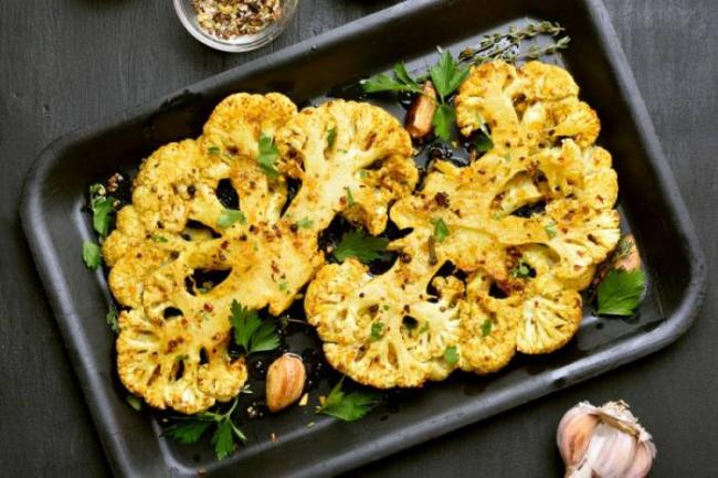 Быстрая, вкусная и полезная цветная капуста с грибами