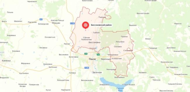 Грибная карта Пензенской области