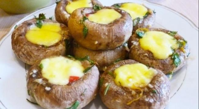 Запеченные грибы